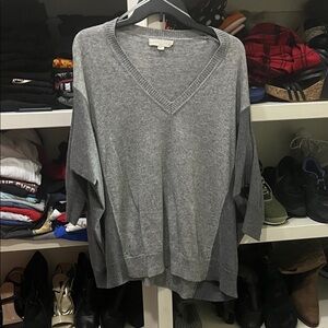 Lovestitch Charcoal V-Neck Women's Sweater